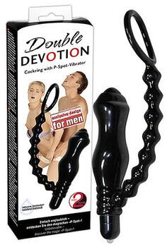 Double Devotion P-Spot Vibrator med Penisring