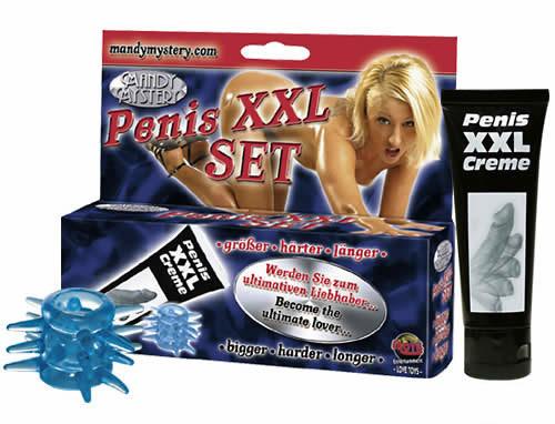 Penis XXL sæt med Penisring og Glidecreme