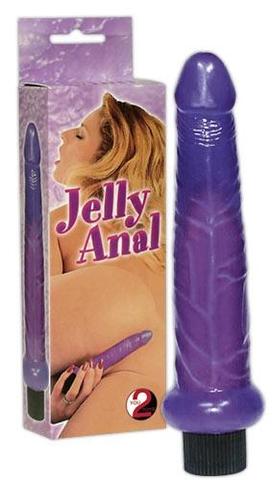 Jelly Anal Purple Dildo