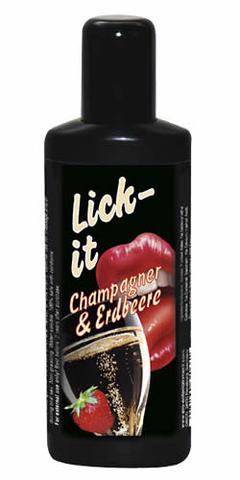 Lick-it Champagne & Jordbær - 100 ml
