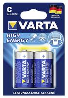 Varta C Batterier High Energy 1,5v